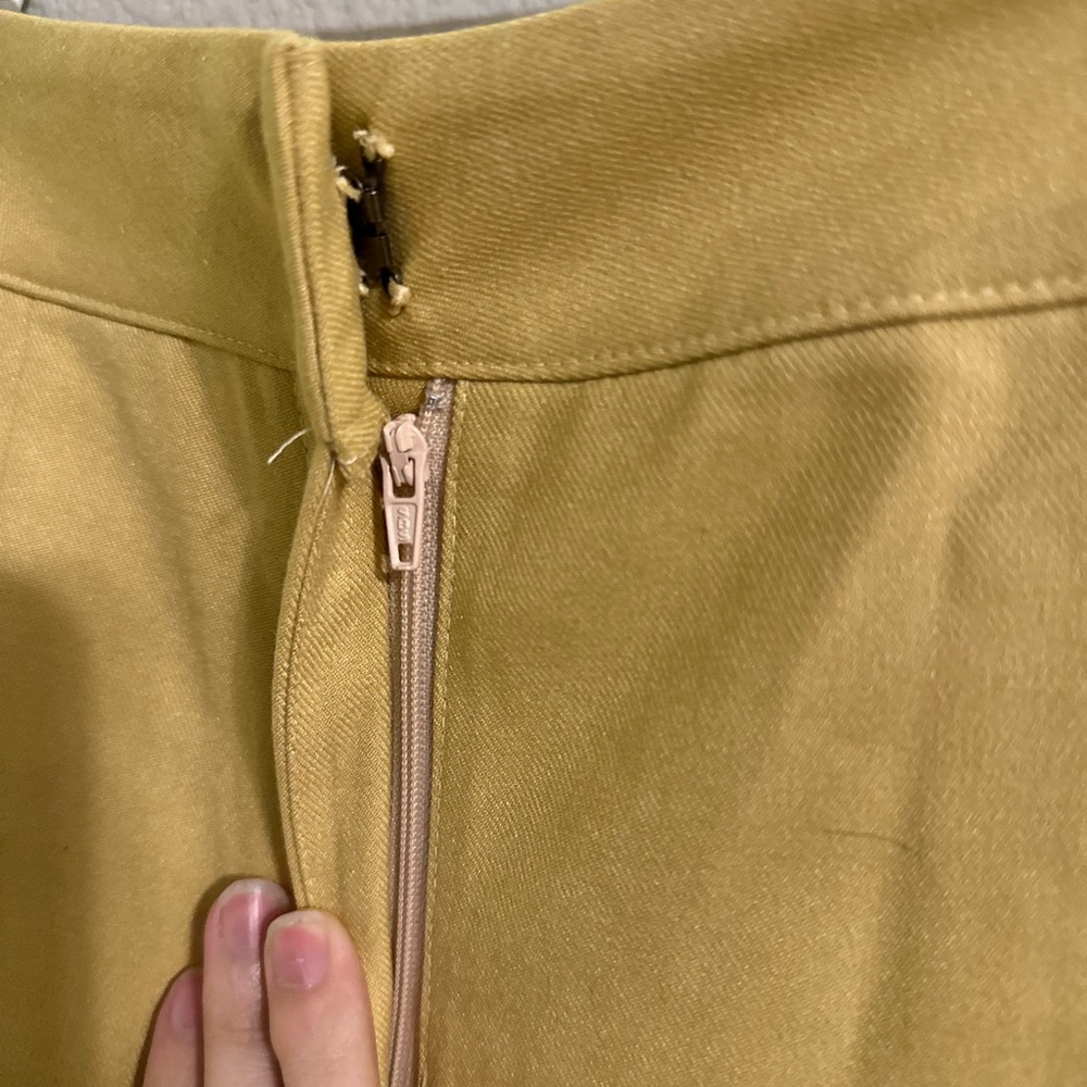 NWT Ghospell Chic Yellow Straight Leg Women's Pants - Picture 5 of 8